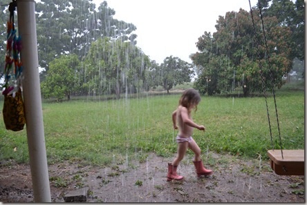 Letter W, playing in rain and owl 056